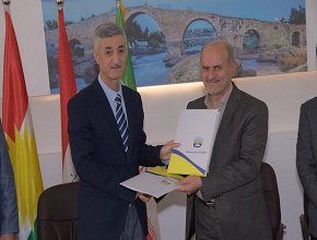 The University of Zakho Signs a Memorandum of Understanding with  the Dehkhoda Lexicon Institute and the International Center for Persian Studies of Republic of Iran