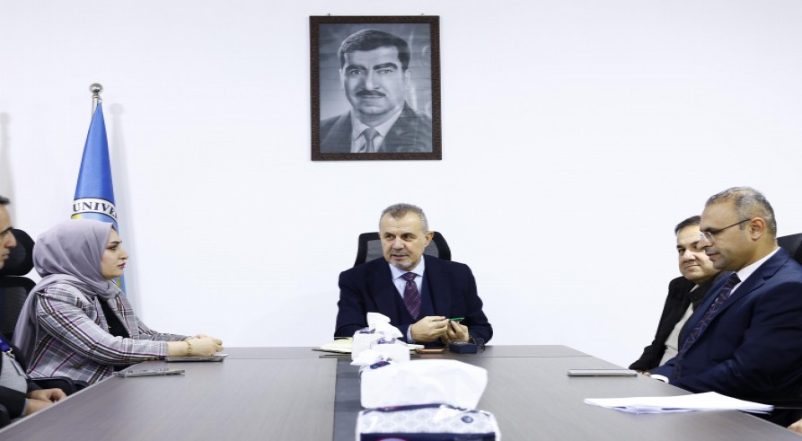 Assistant University President Meets with Technical and Scientific Committee to Oversee Laboratories